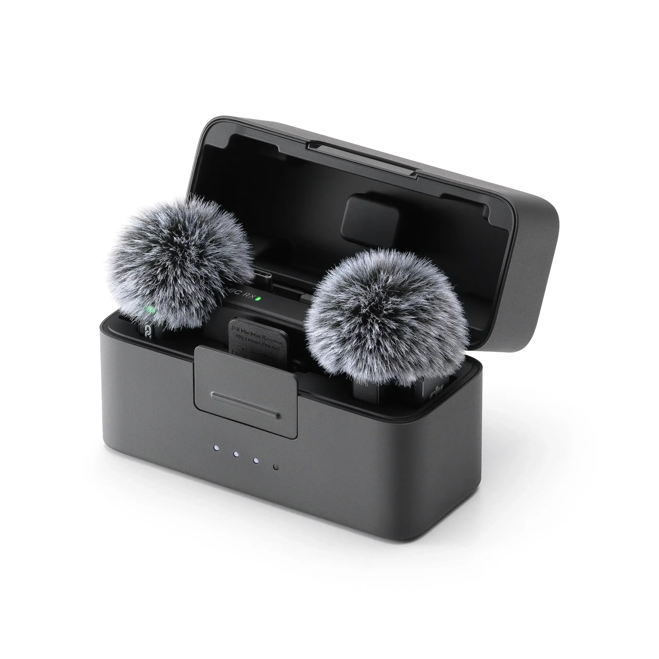 DJI Mic Mini (1 TX + 1 RX) Беспроводной микрофон Сверхлегкий аудиофонический микрофон с шумоподавлением и автоматическим ограничением DJI Mini