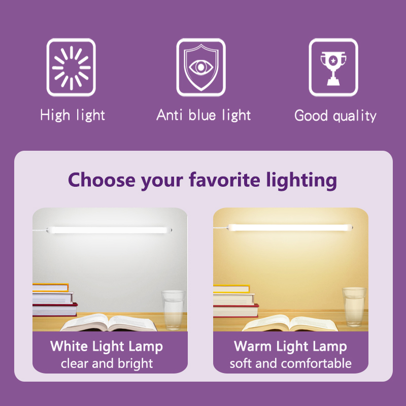 Desk light Magnetic reading lamp USB Dormitory LED Night lighting Eye protection tube cabinet Mirror Student Office study table