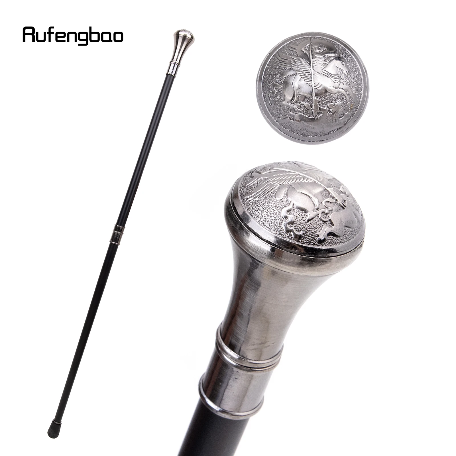 รัสเซียสไตล์ Unity และ Faith Totem บรรเทาเดิน Cane แฟชั่นเดิน Stick สุภาพบุรุษหรูหรา Crosier KNOB Walking Stick 93 ซม