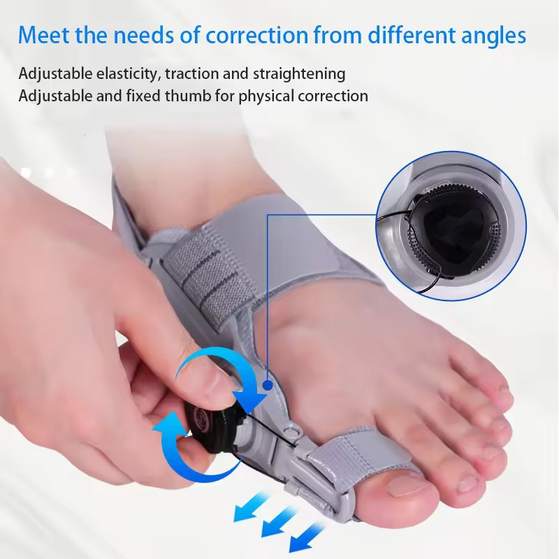 Bunion Corrector Unisex Voet Hallux Valgus Bretels Draaibare Teen Separator Stijltang Verstelbare Pedicure Vinger Teen Corrector