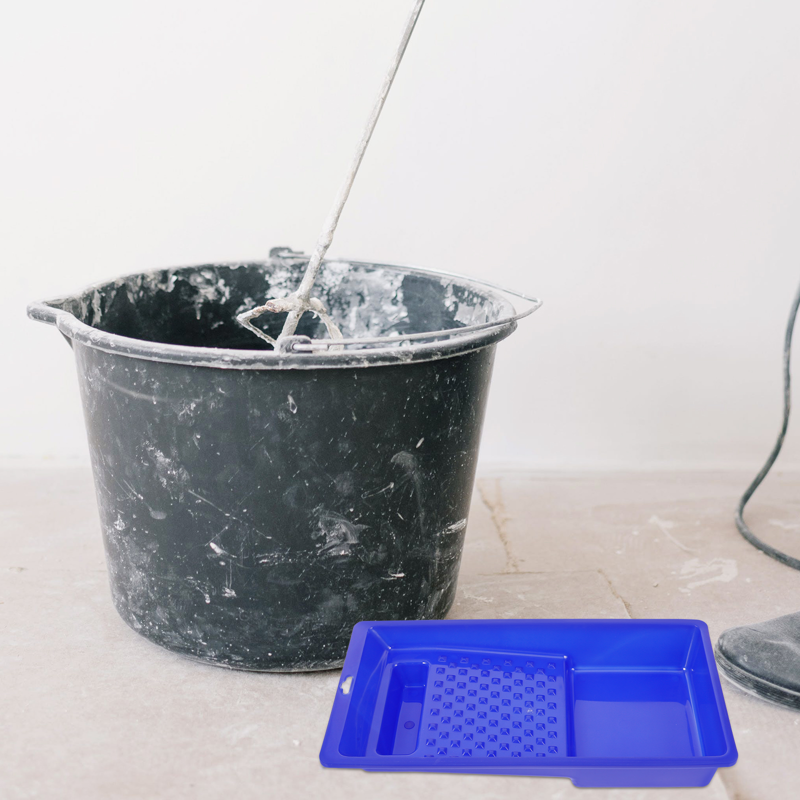 Kunststoff Farb halter Farb roller Tablett Kunststoff Farb schale Pigment Misch schale Farb farben Tablett