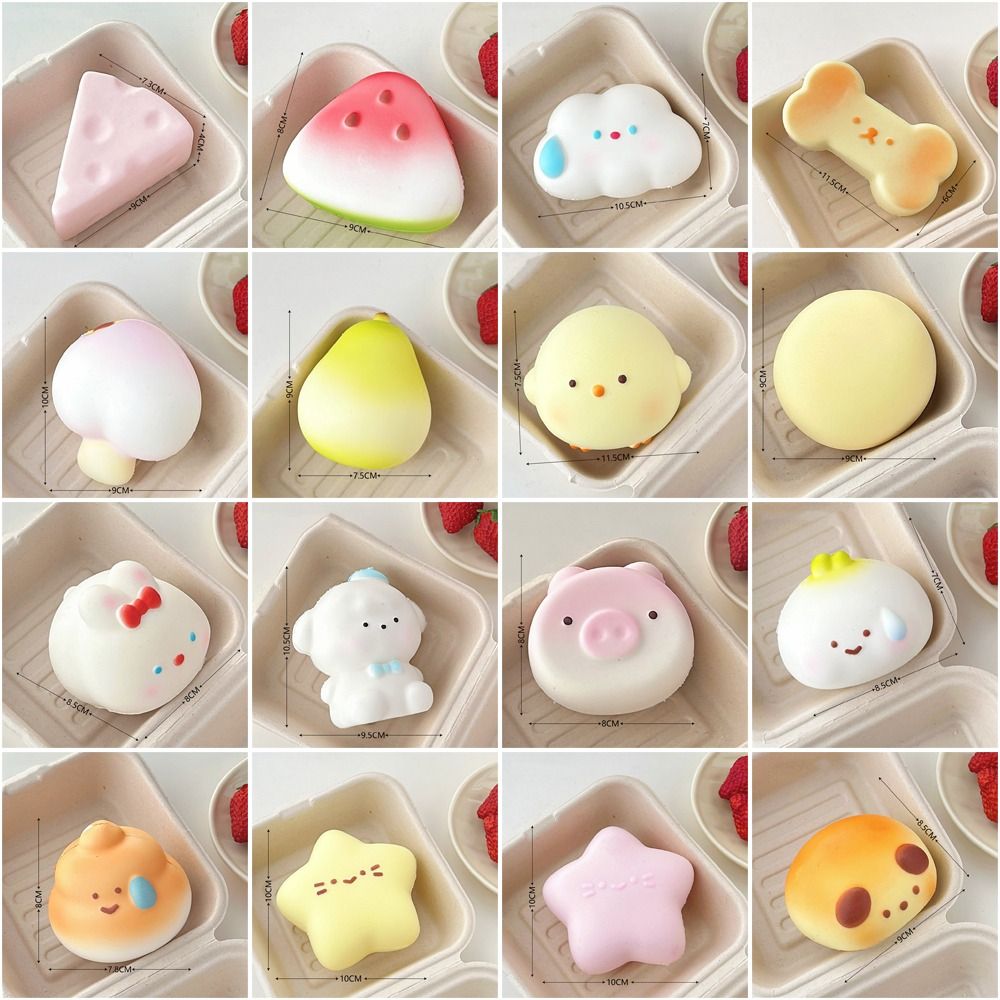 Anti-stress Squishy Melancia Brinquedo, Slow Rising Fidget Toy, Fruit Pinch Squeeze Toy, Stress Reliever, reduzir a pressão Prop