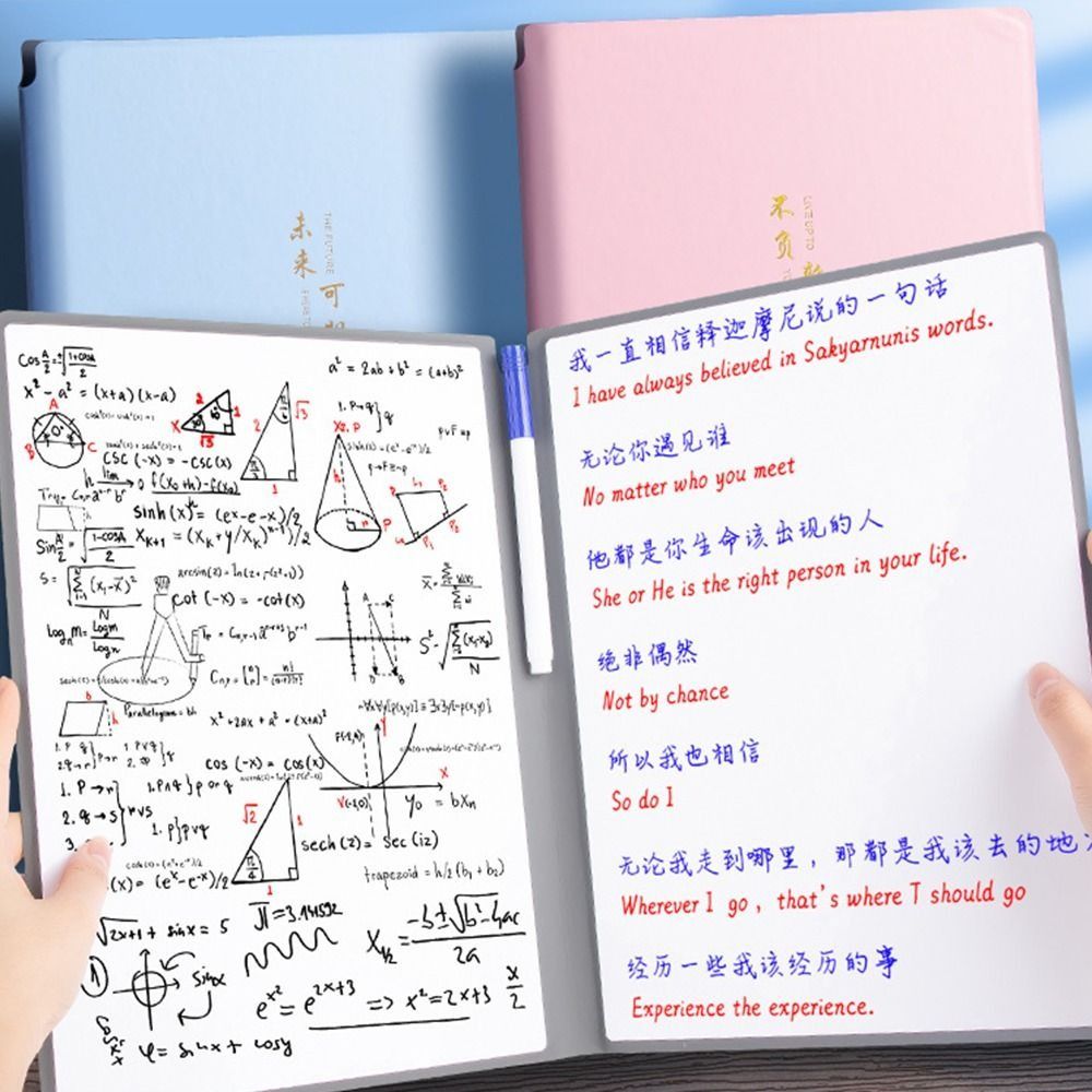 Zestaw do notebooków z tablicą A4/A5 z pisak do tablic suchościeralnych notatnik z tkaniny skórzanej terminarz tygodniowy przenośnych notebooków biurowych
