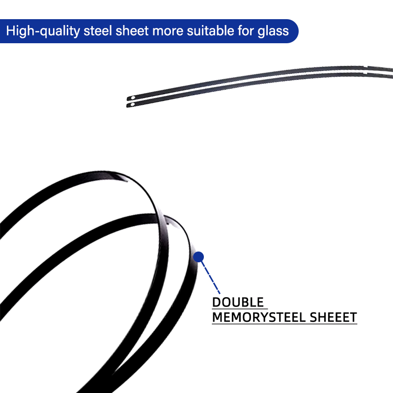 Gancho de limpiaparabrisas de coche, limpiaparabrisas Universal de goma suave sin marco, 14 ", 16", 17 ", 18", 19", 20 ", 21", 22", 24", 1 ud.