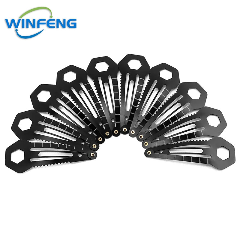 Phụ Nữ Cắm Trại Ngoài Trời Tự Vệ Vũ Khí Đa Năng Thép Không Gỉ Kẹp Tóc EDC Tua Vít Mini Dao Gọt Vỏ Khẩn Cấp Sinh Tồn