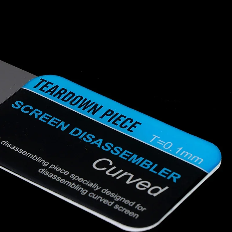 1 pezzo di schermo LCD curvo per telefono cellulare Spudger apertura strumenti per carte di leva telefono cellulare flessibile ultra sottile smontare metallo in acciaio