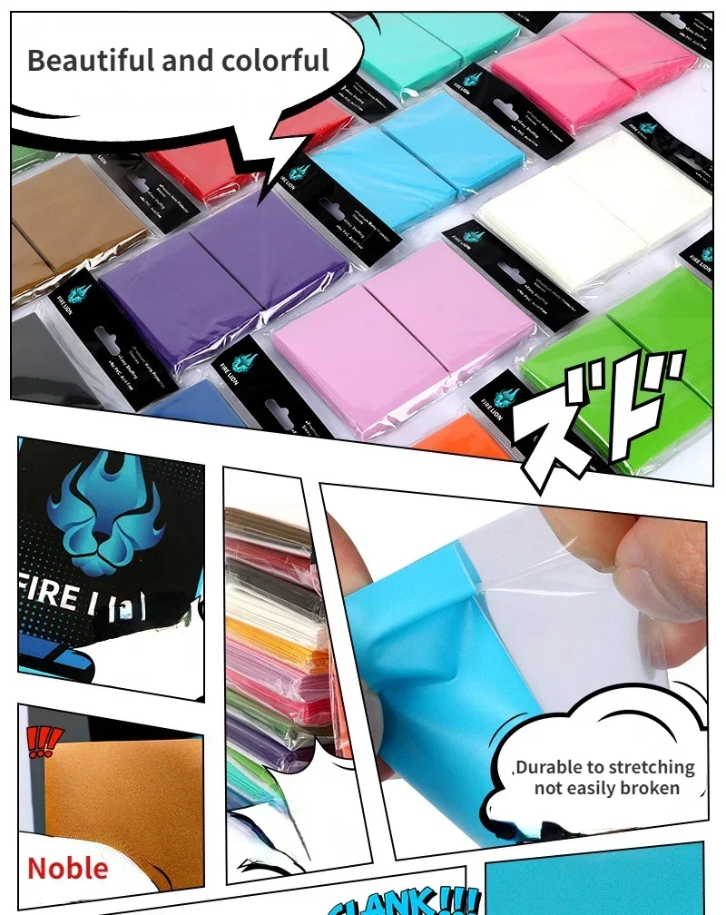 100 Uds 66x91mm 2,60x3,58 pulgadas mate Katana funda para tarjeta comercial Protector de tarjetas TCG para fundas de tarjetas MTG Yugioh