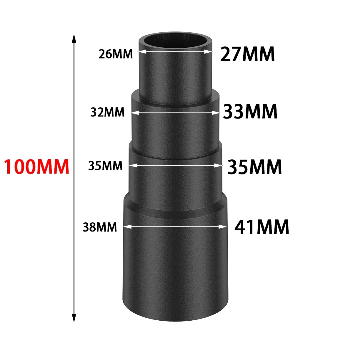 Universele Adapter Converter Stofzuiger Buis Slang 50/42/34/30/23mm Connector Accessoires
