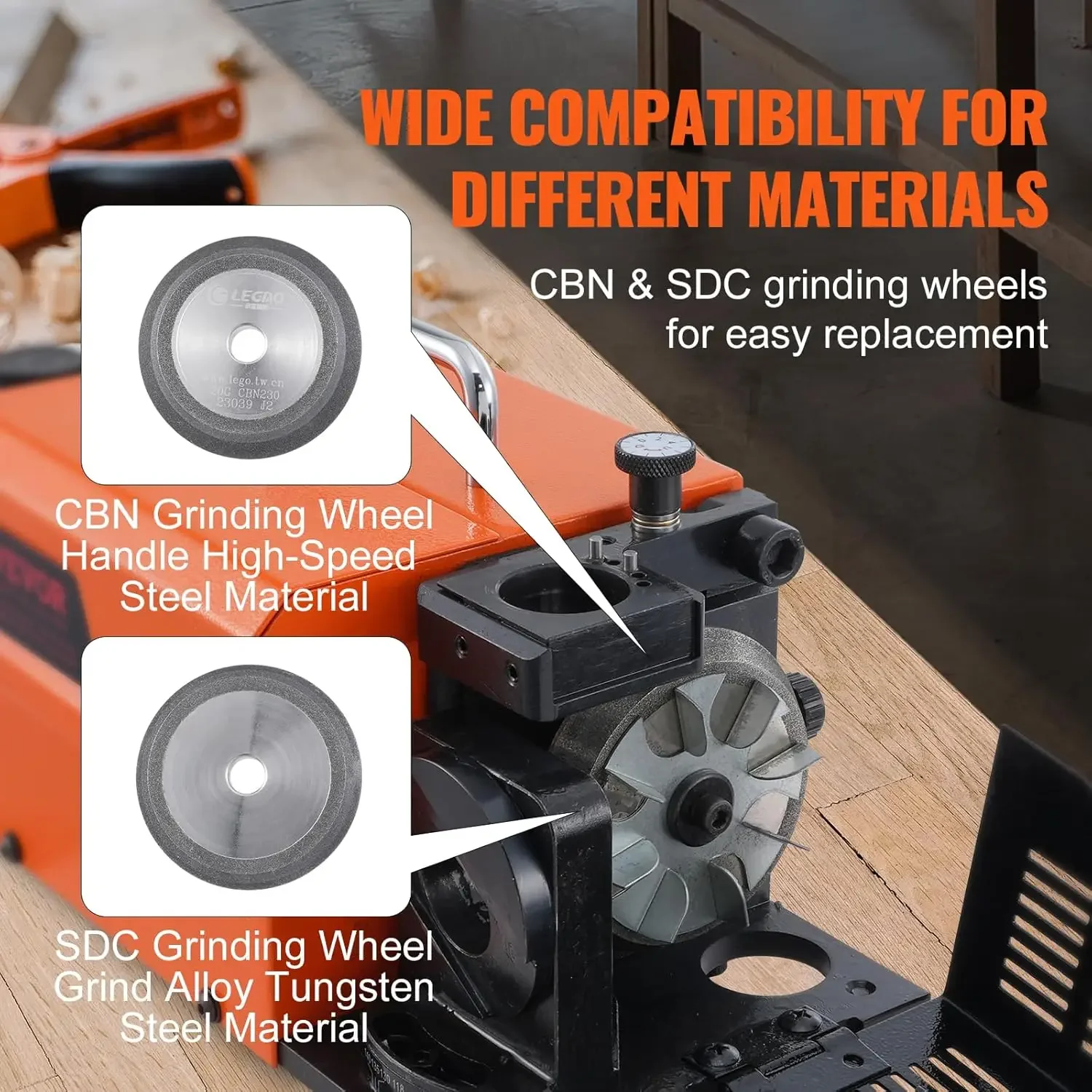 Drill Bits Sharpener, 3-13mm Drill Bits Grinder Sharpener, Lip Relief Angle & 95°-135° Point Angle Adjustable Drill Bit Re