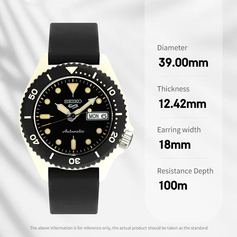 Reloj Original SEIKO 5 para Hombre, relojes mecánicos automáticos, Reloj deportivo luminoso resistente al agua a la moda, Reloj japonés para Hombre
