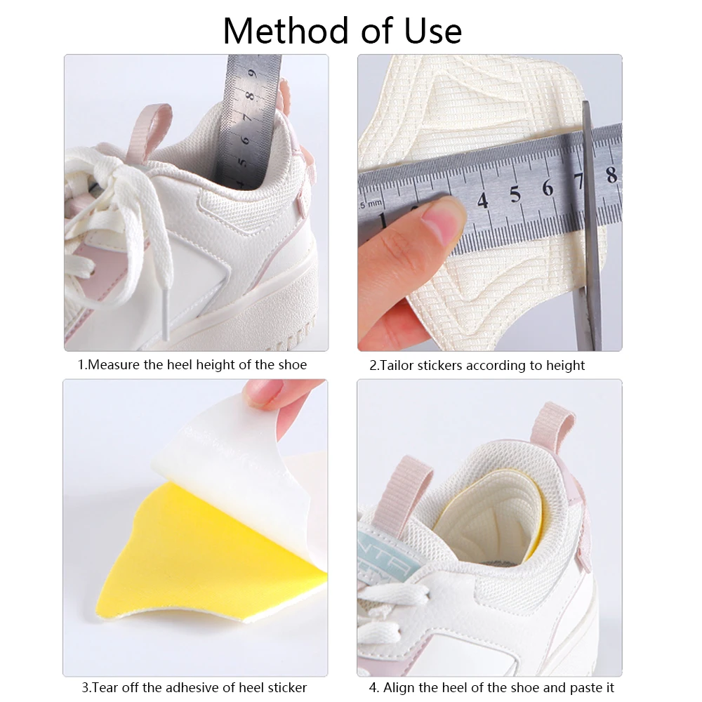 10Pcs Foot Pads for Shoes Patch Heel Pads For Sport Shoes Too Big Reduce Size Filler Insert Heel Protectors Stickers Shoes Pads