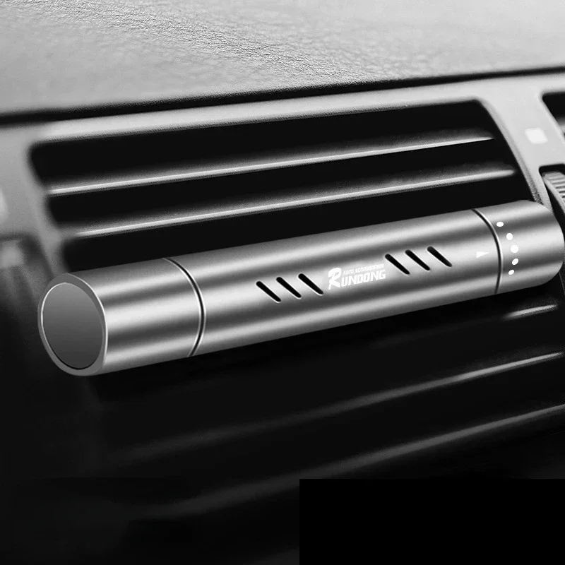 Car Air Freshener Decoration Fragrances Solid Balm Deodorant Home Aromatherapy Propeller Rotating Perfume Diffuser 1pc