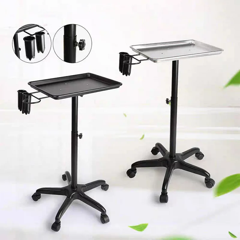 Carrello di bellezza moderno Design Vassoio per styling SPA Stazione per parrucchieri Carrello per servizio barbiere Carrello portaoggetti Mobili per salone