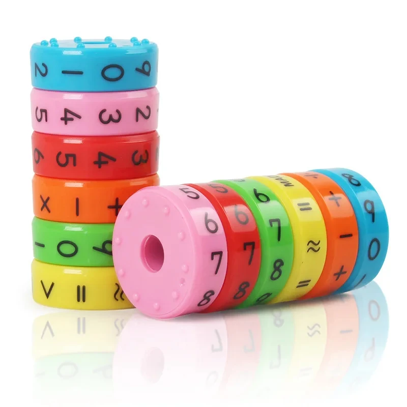 Jouets magnétiques Montessori, jouets éducatifs d'apprentissage précoce pour enfants, mathématiques, chiffres d'affaires, bricolage, puzzle à assembler, pour enfants, garçons et filles