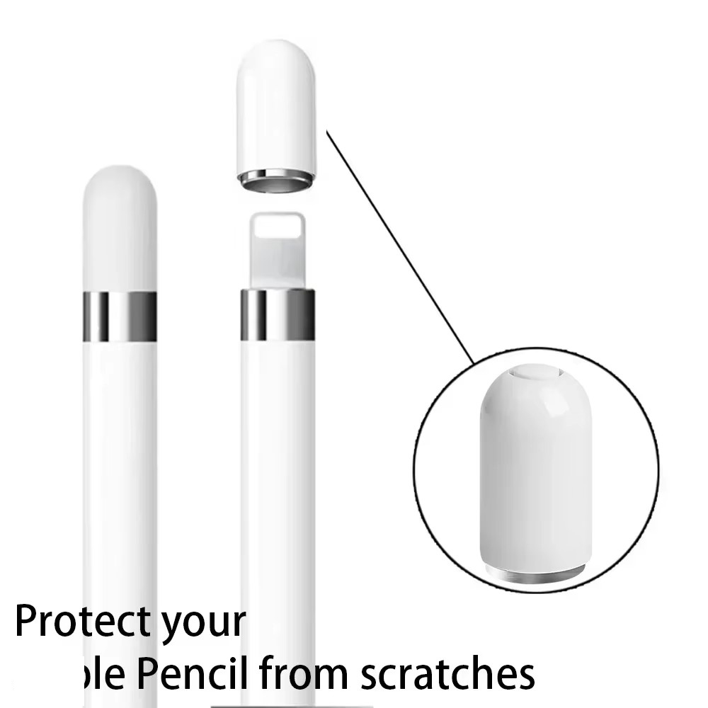 Магнитные колпачки для карандашей, защитный чехол для стилуса для Apple Pencil 1-го поколения, сменный магнитный колпачок для планшета для IPencil IPad Pro