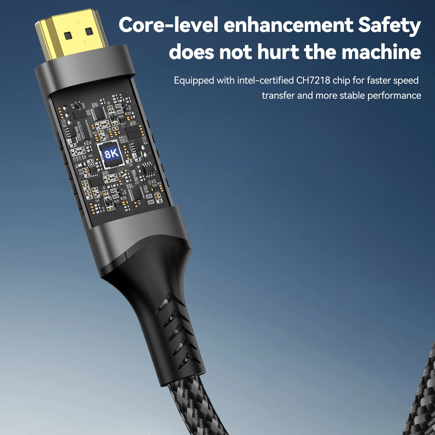 8K USB C to HDMI 2.1 Cable Adapter  8K60Hz  Type C to HDMI Cable for Thunderbolt 3 Compatible with MacBook Pro  IPad pro  Laptop