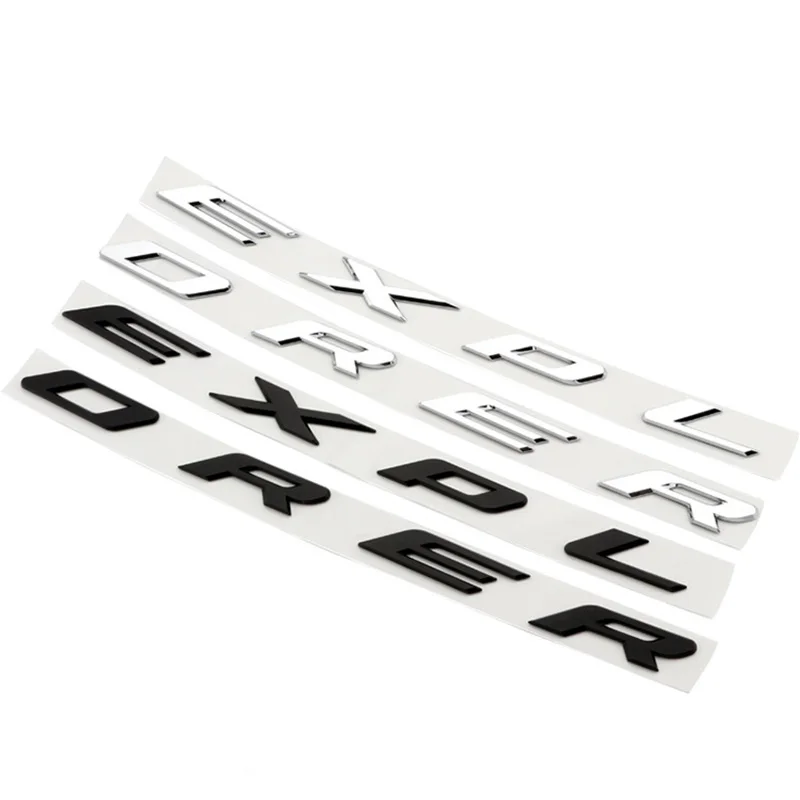 ABS capó delantero de coche emblema insignia capó Logo cubre letras pegatina para Ford Explorer 2014 2015 2016 2017 2018 2019 Accesorios