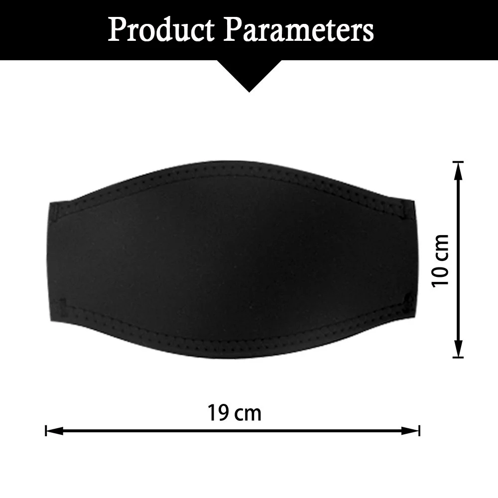Hommes femmes masque de plongée sangle couverture confort rembourré Protection plongée en apnée natation Googles néoprène réutilisable cheveux enveloppe de Protection