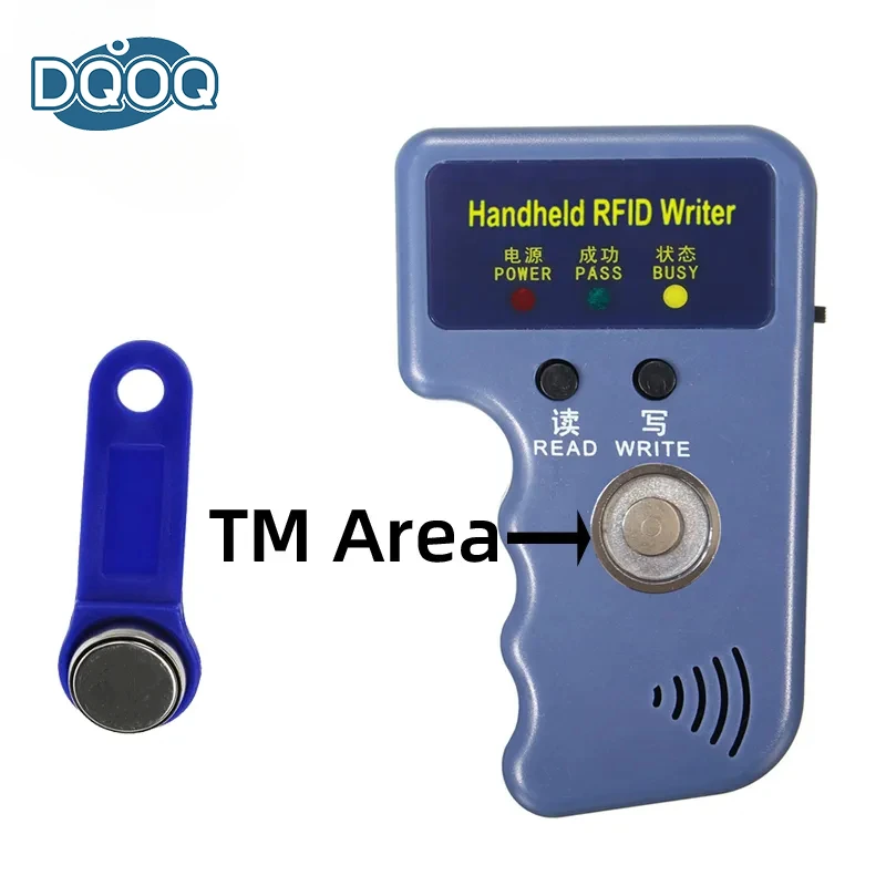 Copiadora rfid RW1990 TM TM1990 ibutton DS-1990A i-button, lector duplicador de tarjetas de etiqueta portátil