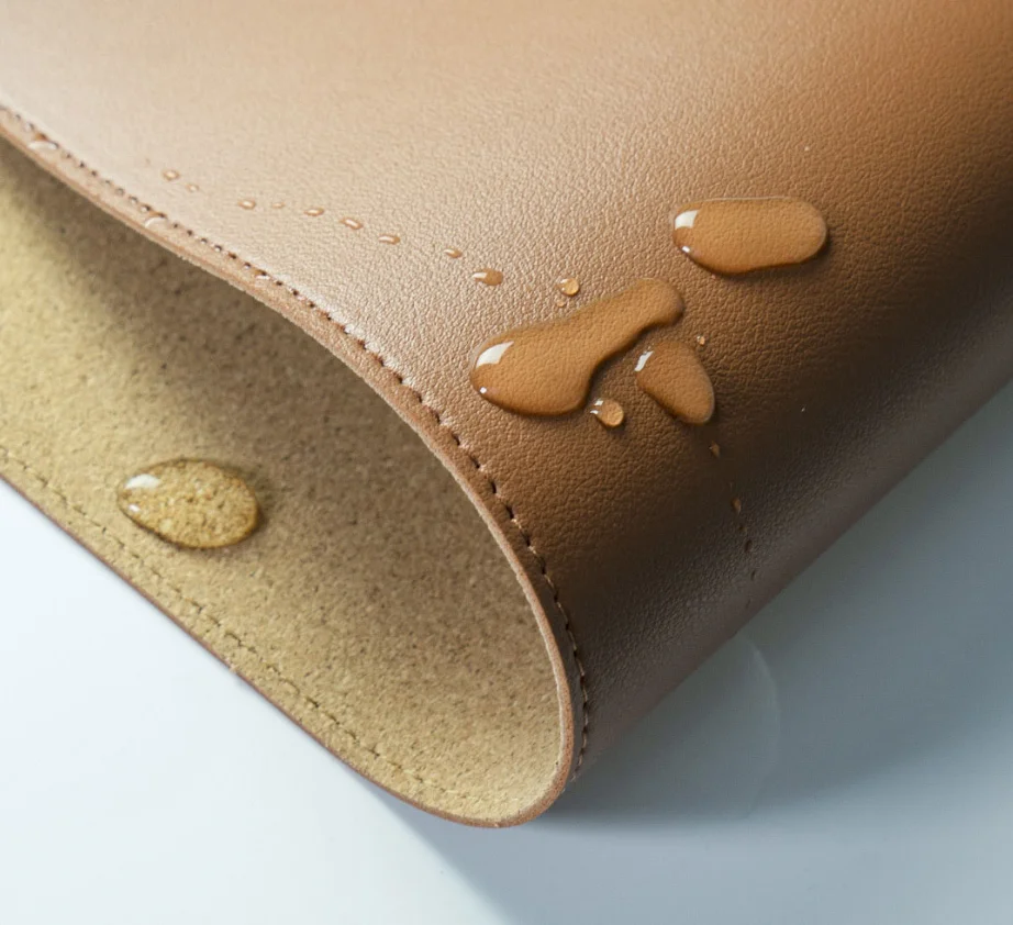 MIIIW Oversized Leather Cork Mouse Pad Double-sided Waterproof Soft Durable 900*400mm Comfortable Touch Desk Mat Large Mousepad