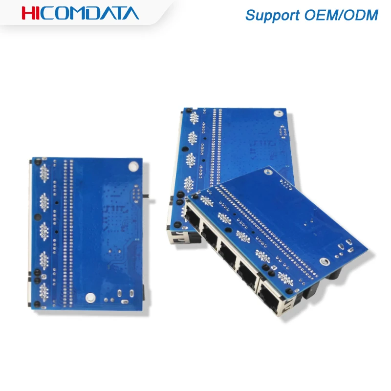 1000M Mini 5 8 puertos conmutador de escritorio conmutador de red Ethernet rápido Gigabit LAN Hub RJ45 conmutador Ethernet Pcba