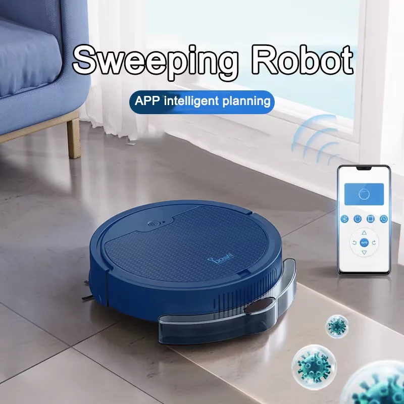 Nuevo Aspiradora inalámbrica 3 en 1 para barrer y aspirar, Robot de barrido inteligente, barredora doméstica, Robots de barrido para el hogar