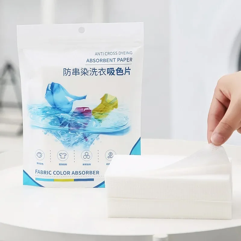 Anti-Staining Laundry Tablets Laundry Paper Clothes Sheets Anti-String Mixing Color Absorption Washing Household Merchandises