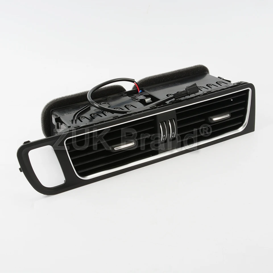 ZUK For Audi Q5 2009 2010 2011 2012 2013 2014 2015-2018 Front Dash Middle Air Conditioner AC Vent Grille Frame Outlet Assembly