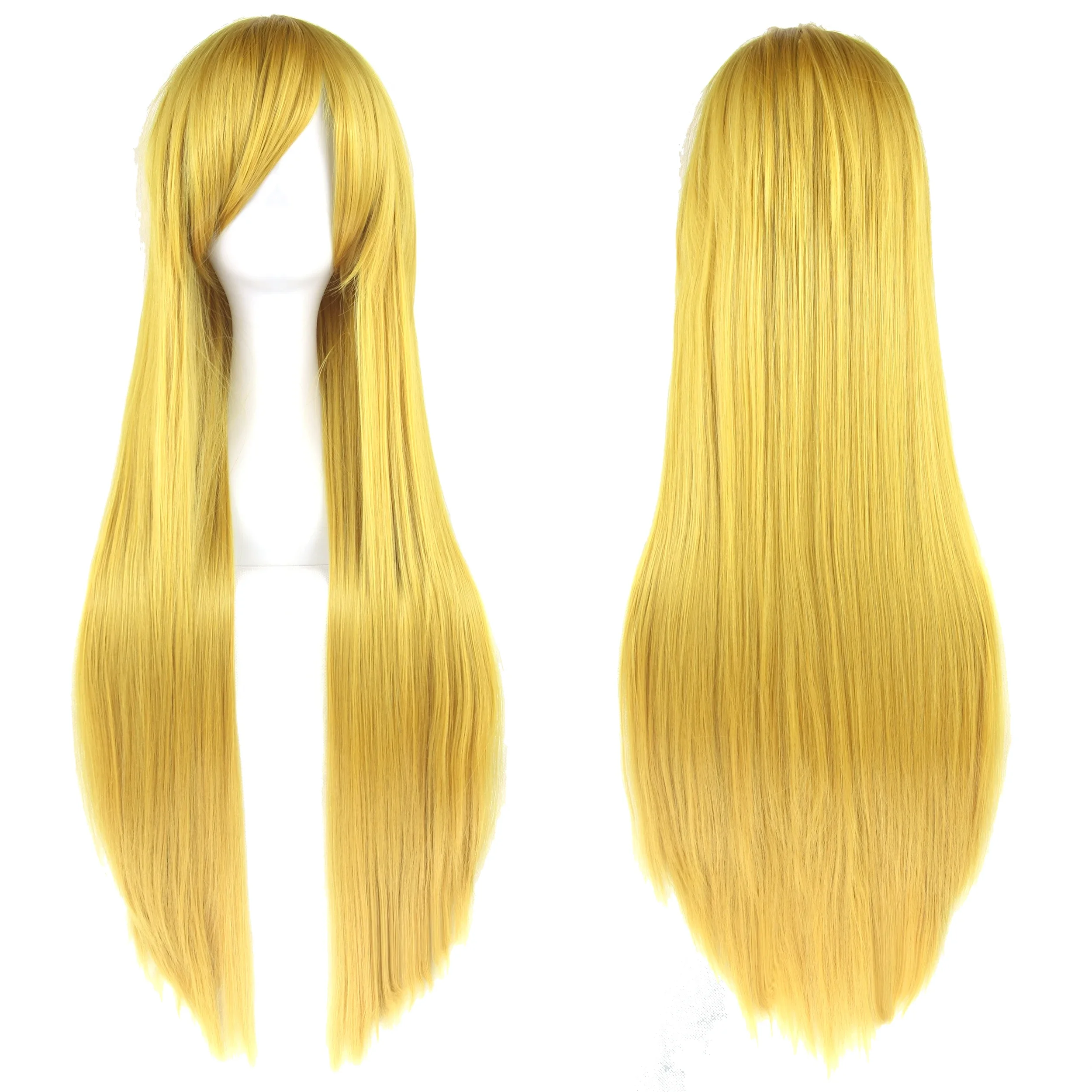 80 ซม.ยาวตรงวิกผมสังเคราะห์-หญิง Sliver วิกผมสีเทาสีชมพูสีฟ้าสีขาวคอสเพลย์วิกผมสําหรับผู้หญิงผมปลอม