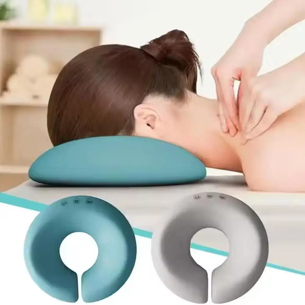Almohada facial para abajo, mesa de masaje maestro de Spa, reposacabezas Universal, cojín facial, mesa de masaje de Spa suave, silla, almohada facial de espuma
