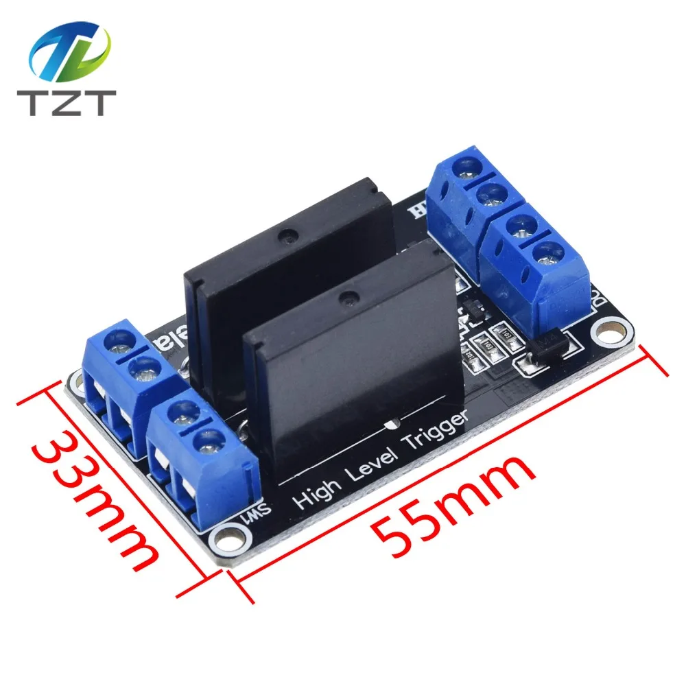 TZT 5V 1 2 4 8 Kênh SSR G3MB-202P Rắn Module Relay 240V 2A Đầu Ra Với Điện Trở cầu Chì Cho ARDUINO Diy