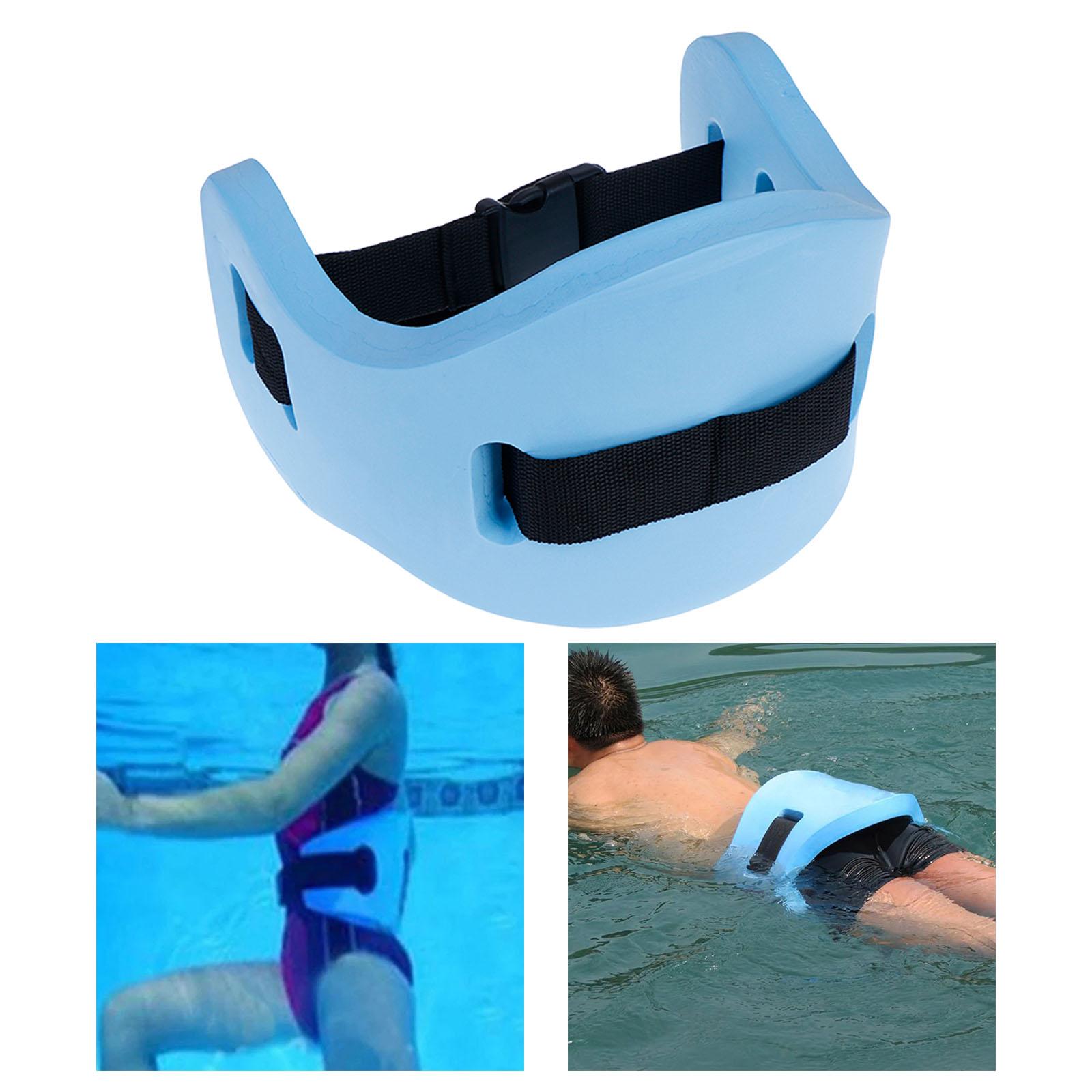Cinturón de natación, cinturón de entrenamiento de natación, tabla de patadas, equipo de aprendizaje de flotación trasera, pretina de flotabilidad EVA para adultos, niños