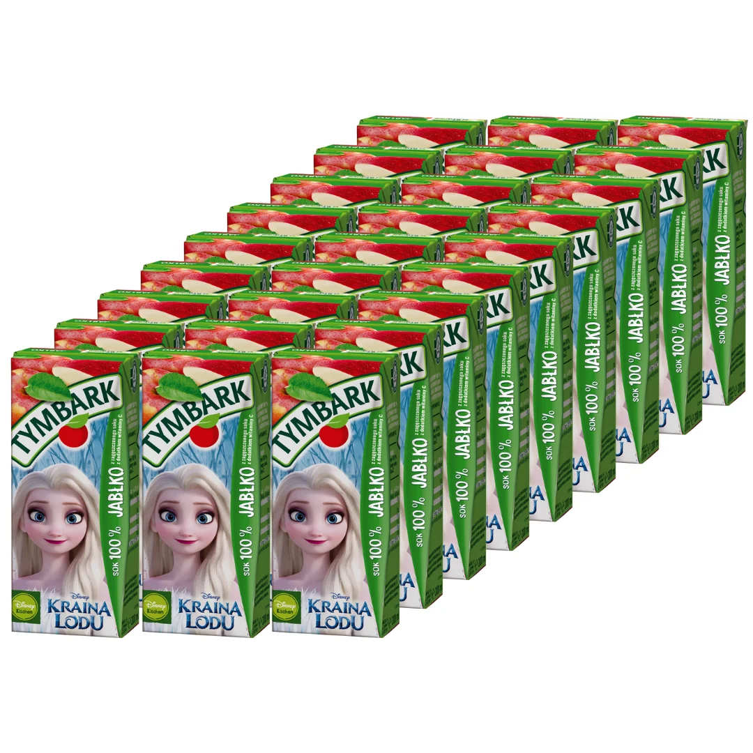 Tymbark Sok 100% jabłko 200 ml x 27 sztuk