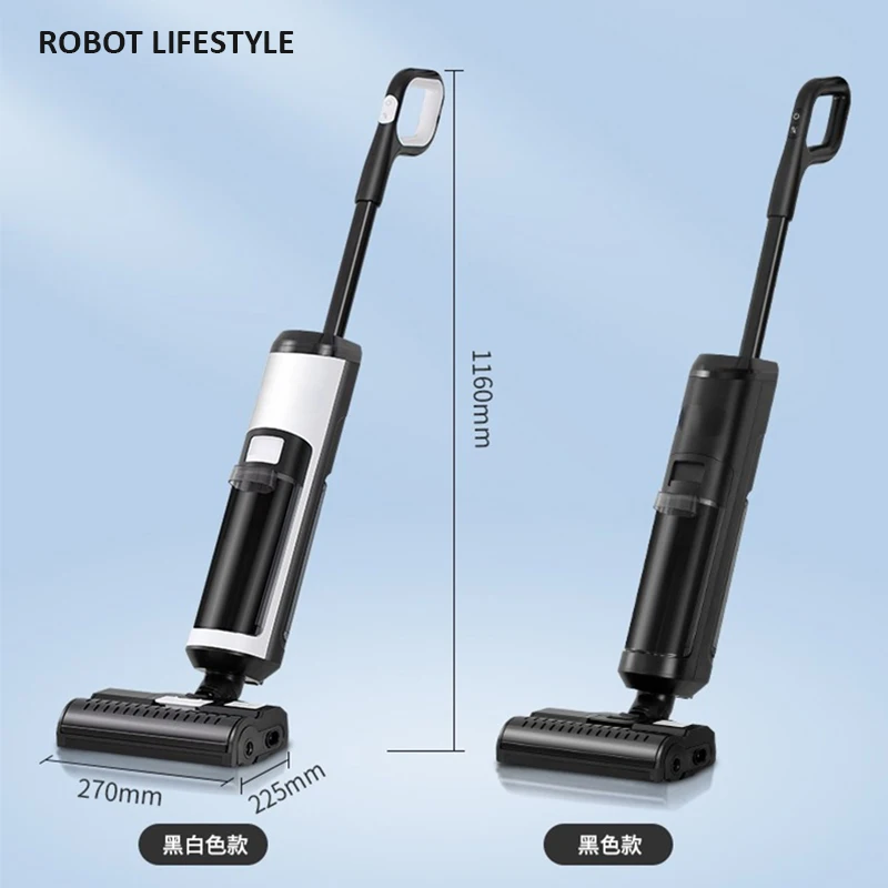 2025 High End Cordless Wet Dry Handheld Steam Vacuum Cleaner RL9Max 14000Pa Strong Suction Brushless Low Noise Work Time 40mins