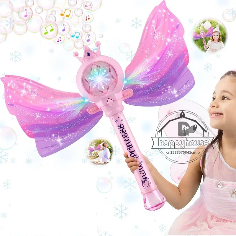 Varinha de bolha para crianças, máquina de bolhas, meninas, meninos, unicórnio elétrico, varinha de bolha, soprador de bolhas, brinquedos para crianças
