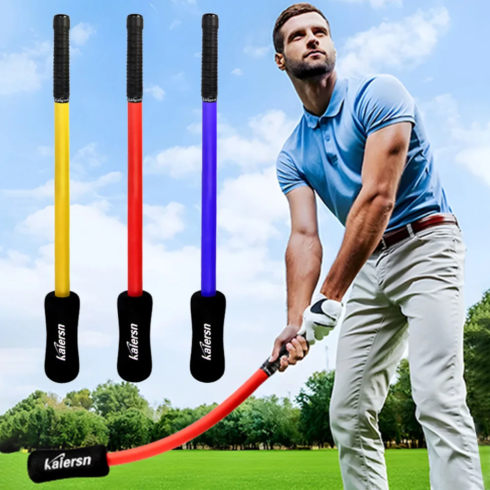 Kaiersn Golf Swing Training Soft Stick Principiante Correzione dei gesti Allenamento Power Stick Schiuma Swing Golf Training AIDS