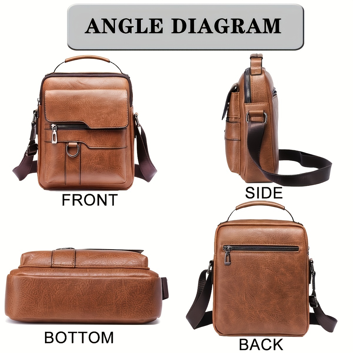 ยี่ห้อผู้ชายไหล่กระเป๋าสําหรับ 9.7 "iPad Men PU หนังผู้ชาย Crossbody กระเป๋าธุรกิจ Flap ชาย Messenger กระเป๋าเดินทางกระเป๋า