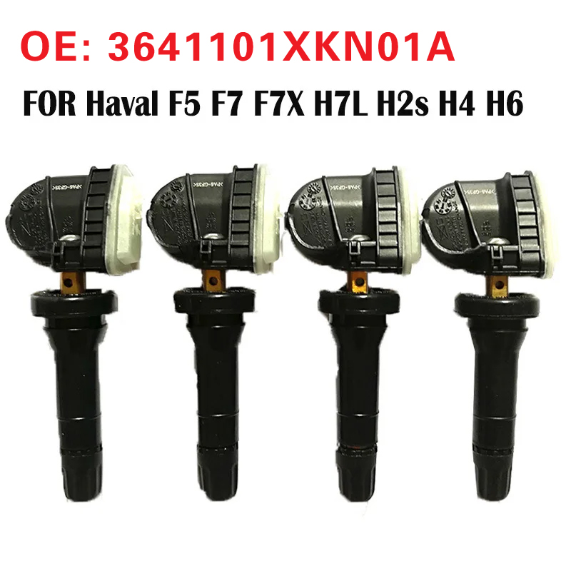 Sensor de presión de neumáticos TPMS de 4 piezas 3641101 XKN01A para tanque de poer Haval DARGO GreatWall 300 2021 2022