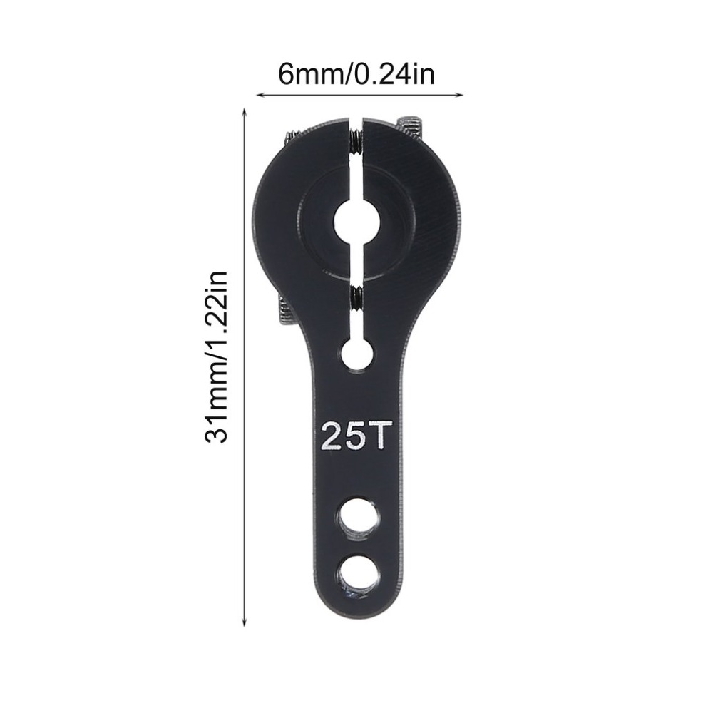 25T M3 โลหะ RC Servo Horn อลูมิเนียมชุดสําหรับ MG995 MG996R E9001 Futaba Savox Xcore HL HSP PowerHD JX SPT Dspower DIY รถของเล่น