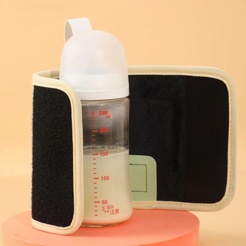 Funda calefactora para botella leche con pantalla Digital, funda portátil para biberón, A2UB