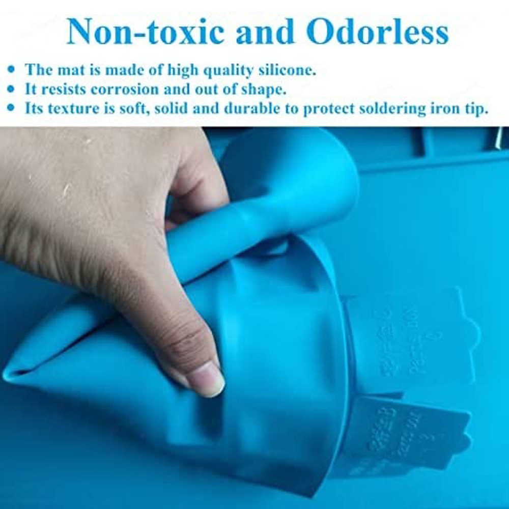 Estação De Solda De Silício Resistente Ao Calor, Almofada De Trabalho, Plataforma De Mesa, Estação De Solda Para BGA Eletrônico, 500 ℃