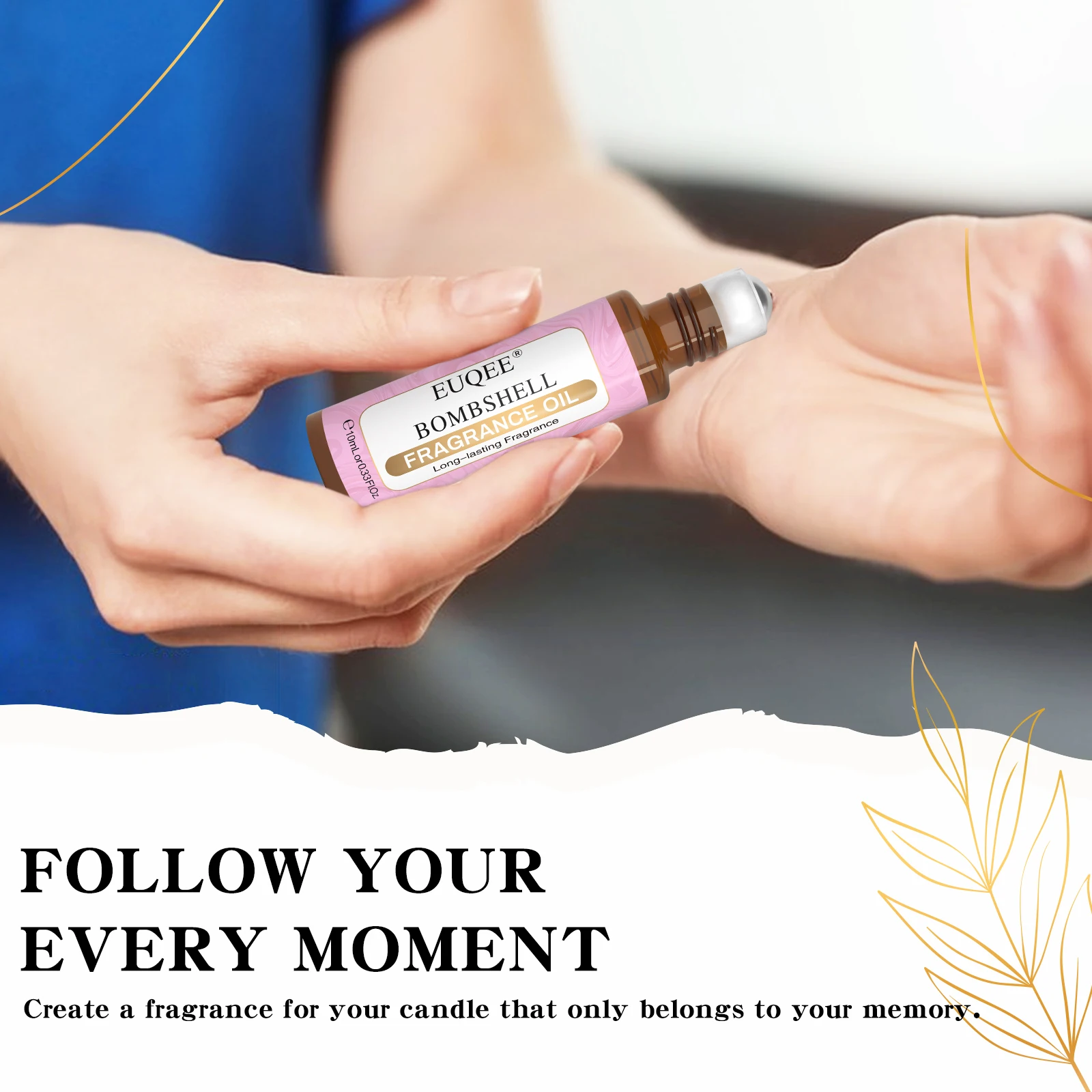 EUQEE 10ml Olejek zapachowy Roll-On Długotrwały zapach La Vie Est Belle CHANCE Jadore Cotton Strawberry Mango dla mężczyzn i kobiet