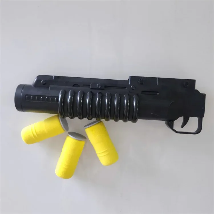 Toy Accessories QG376 Soft Bullet M416 Sponge Foam Ball Grenade Launcher