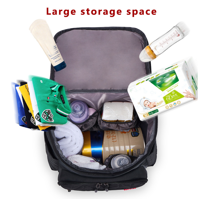กระเป๋าคลอดบุตรสําหรับกระเป๋าเด็กสําหรับรถเข็นเด็ก Mommy กระเป๋าเป้สะพายหลังสําหรับคุณแม่กันน้ําผ้าอ้อมเด็กกระเป๋าเป้สะพายหลังขนาดใหญ่ความจุเด็กเปลี่ยนกระเป๋า