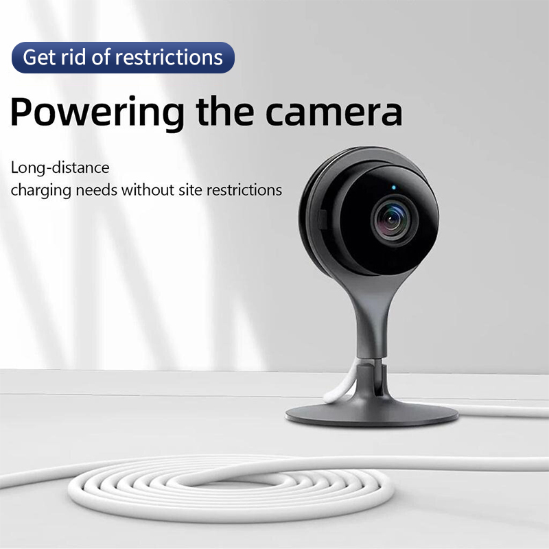 El cable de carga ultralargo tipo C es adecuado para monitoreo de la impresora grabadora de conducción cable de alimentación USB extendido 3M 5M 10M