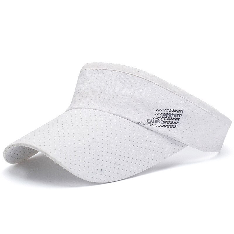 Heren en dames nieuwe zomer sneldrogende mesh dakloze zonneschermhoed voor buiten