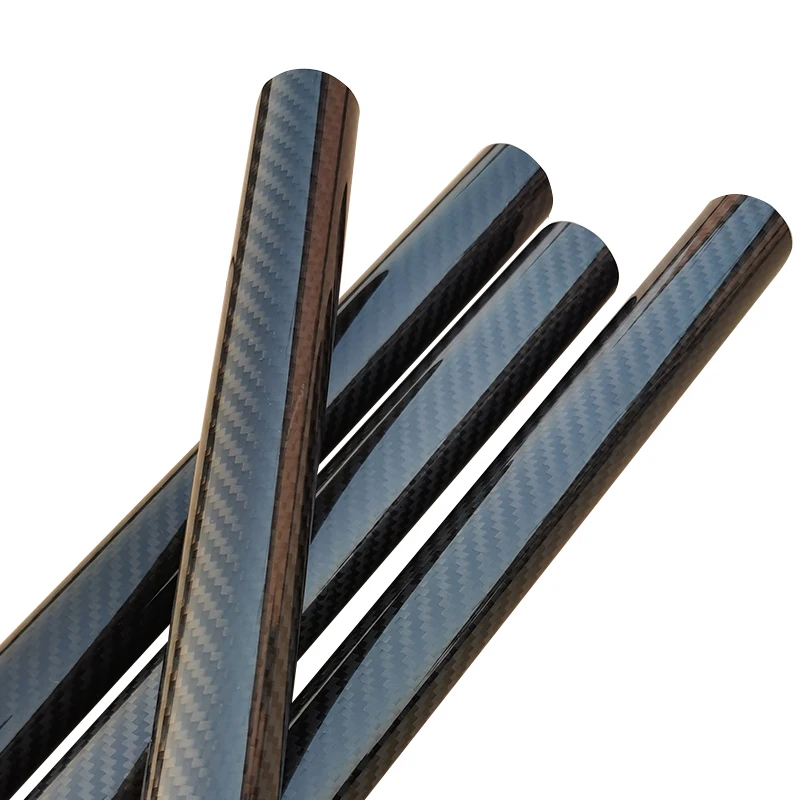 2PCS Chiều Dài 250Mm Đồng Bằng Matte Carbon Fiber Ống Drone Phụ Tùng OD4 5 6 8 10 12 14 16 18 20 25Mm Nhà Máy Bán Hàng Trực Tiếp CNC Cắt