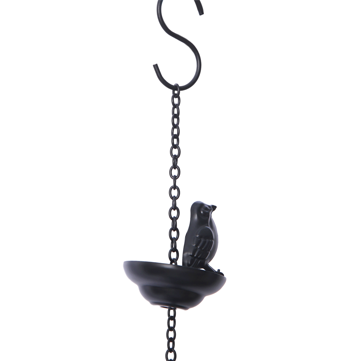ABFA Mobile Birds on Cups Rain Chain for Outside, Rain Chains for Gutters Downspouts Rain Chain for Home,9x7x80cm