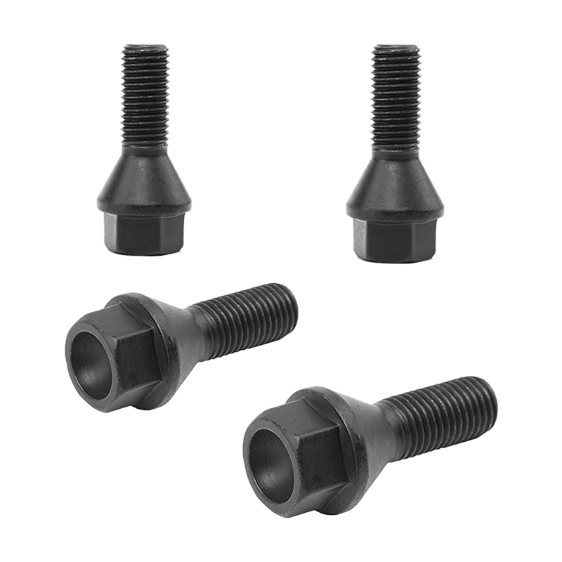 4 szt. Czarne koło nakrętka do BMW E30 E36 E46 E60 E90 36136781150