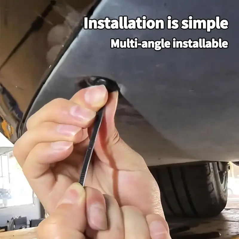 Fascette per cavi in nylon autobloccanti per carichi pesanti da 100 pezzi - Elementi di fissaggio ad alta resistenza e resistenti ai raggi UV per auto/casa/ufficio/uso esterno - con B